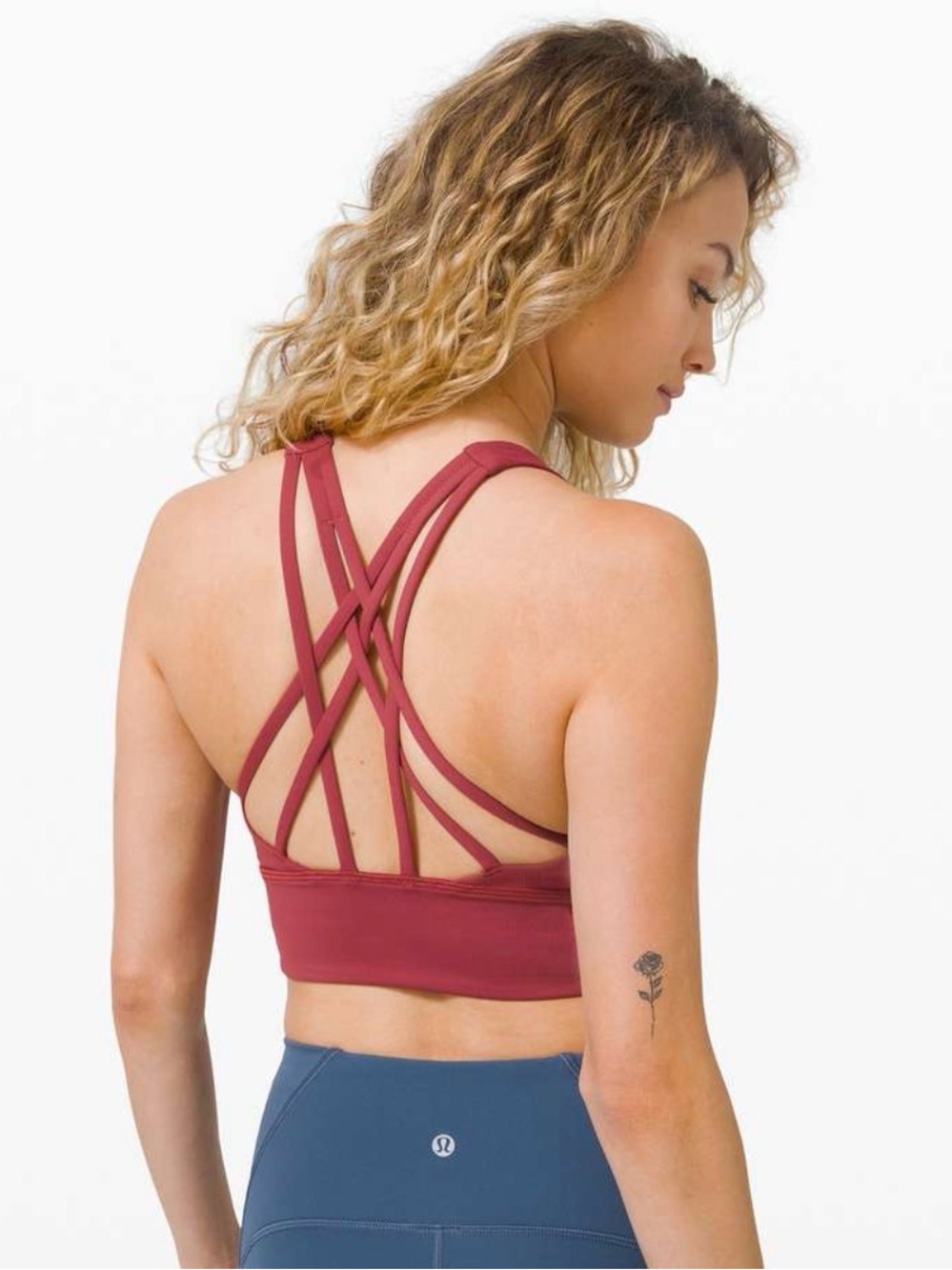Lululemon Free to Be Serene Bra Long Line *Light Support, C/D Cup in Chianti